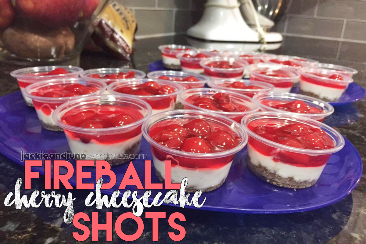 Fireball Cherry Cheesecake Shots